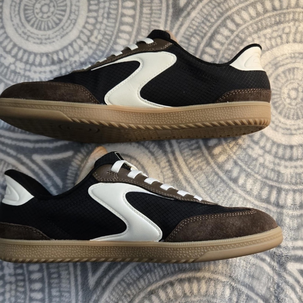 Brown/Black Skechers Women's Slip-Ins Hotshot Everyday Ease Sneakers sz 8.5 - Picture 4 of 5